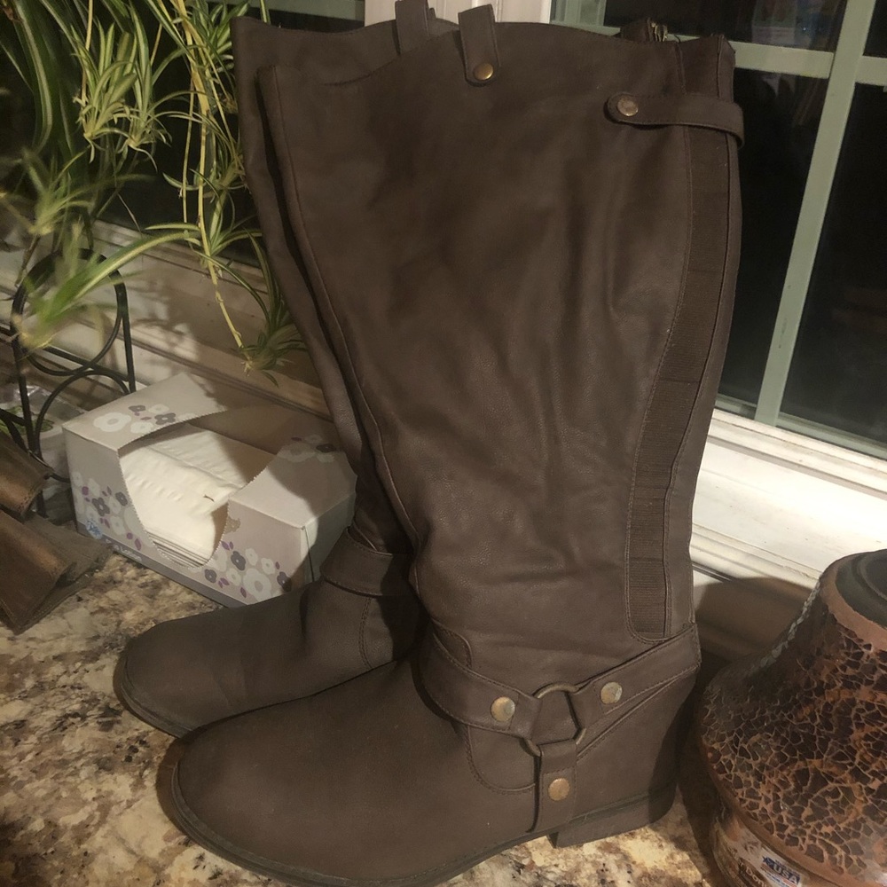 Lane Bryant Brown below the knees Boots